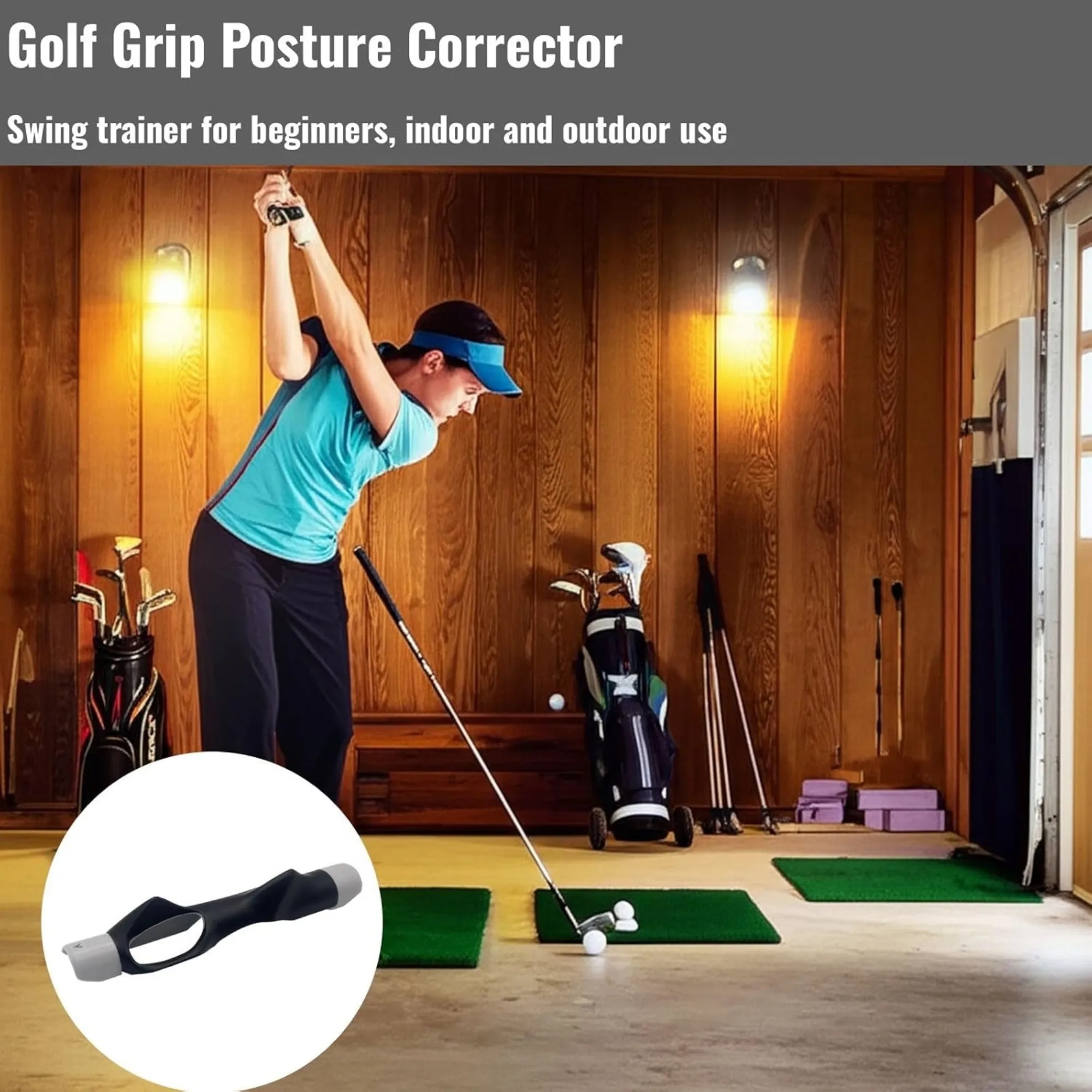 Golf Grip Training Swing Aid Tool 9