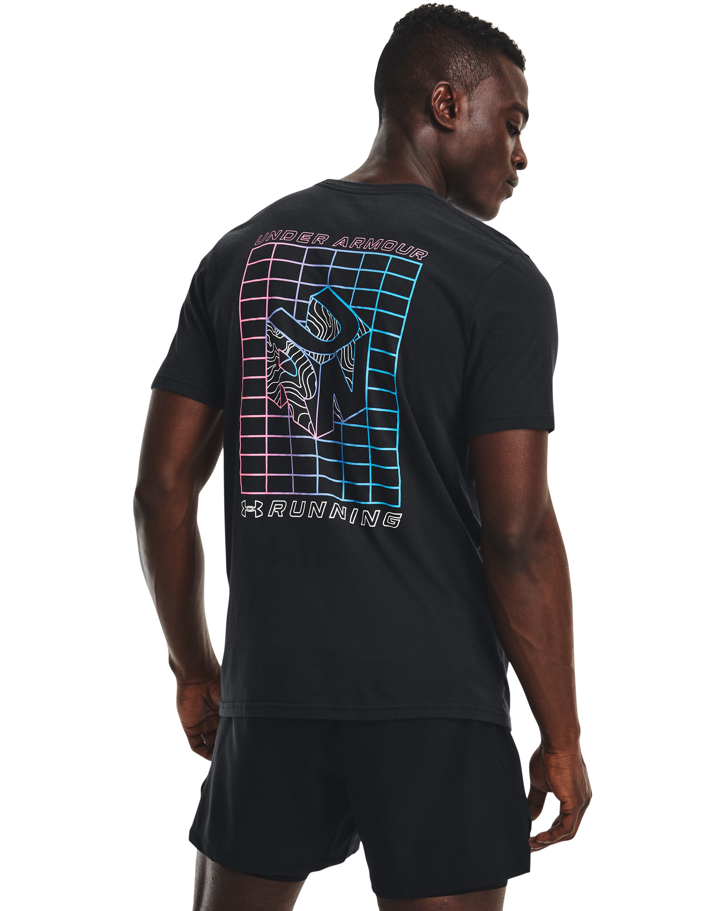 UA Run Gradient Grid Men's Short Sleeve 4