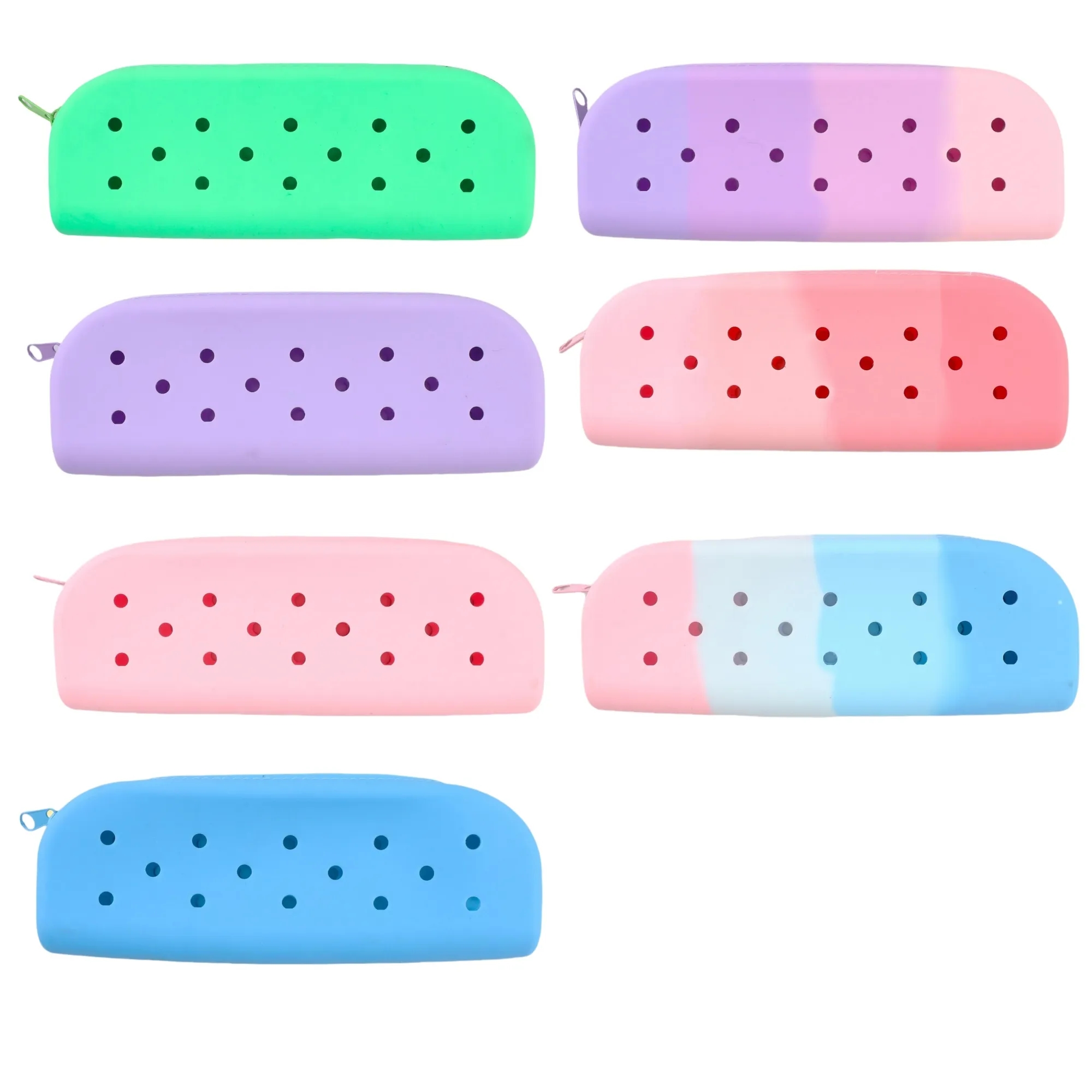 Silicone Mesh Pencil Pouch & Travel Makeup Brush Bag 3