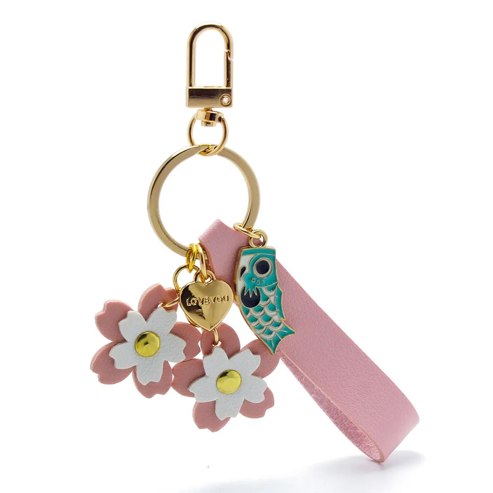 Creative Leather Keychain Bag Pendant 6