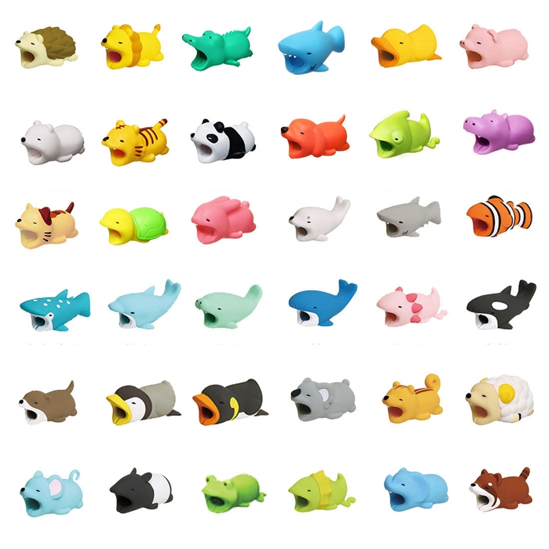 Cute Cable Bite Animals Protector For Winder phone Charging 2