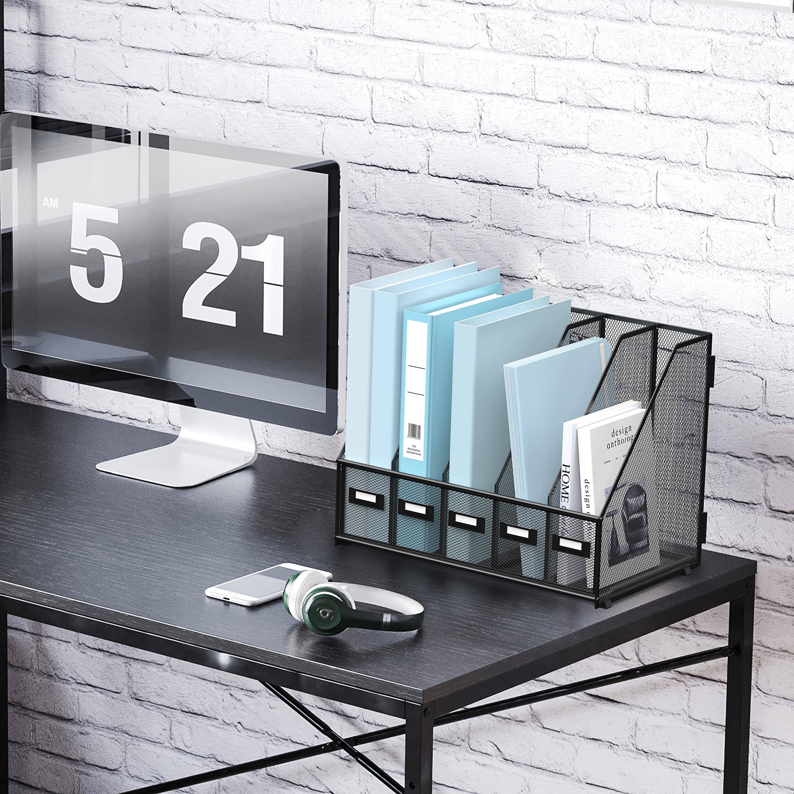 Metal Office Desk File Storage Rack 2