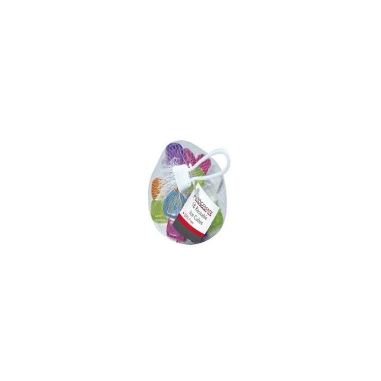 Reusable Ice Cubes - 18 Pieces Assorted Colors 1