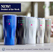 Victor Recycled Vacuum Insulated Tumbler 20oz 8