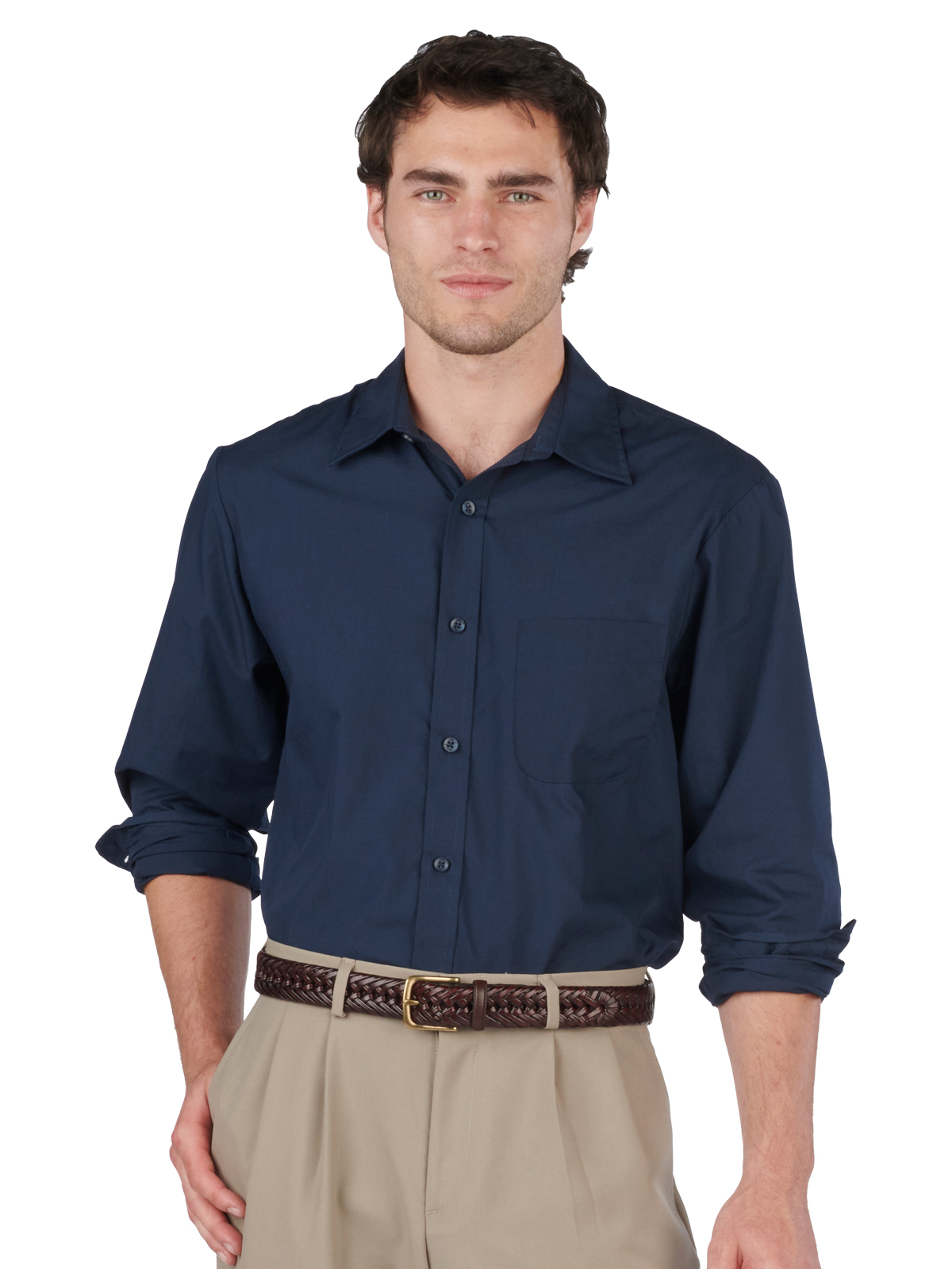 Edwards Shirts & Blouses - Men's 1-Pocket Essential Broadcloth Shirt 5