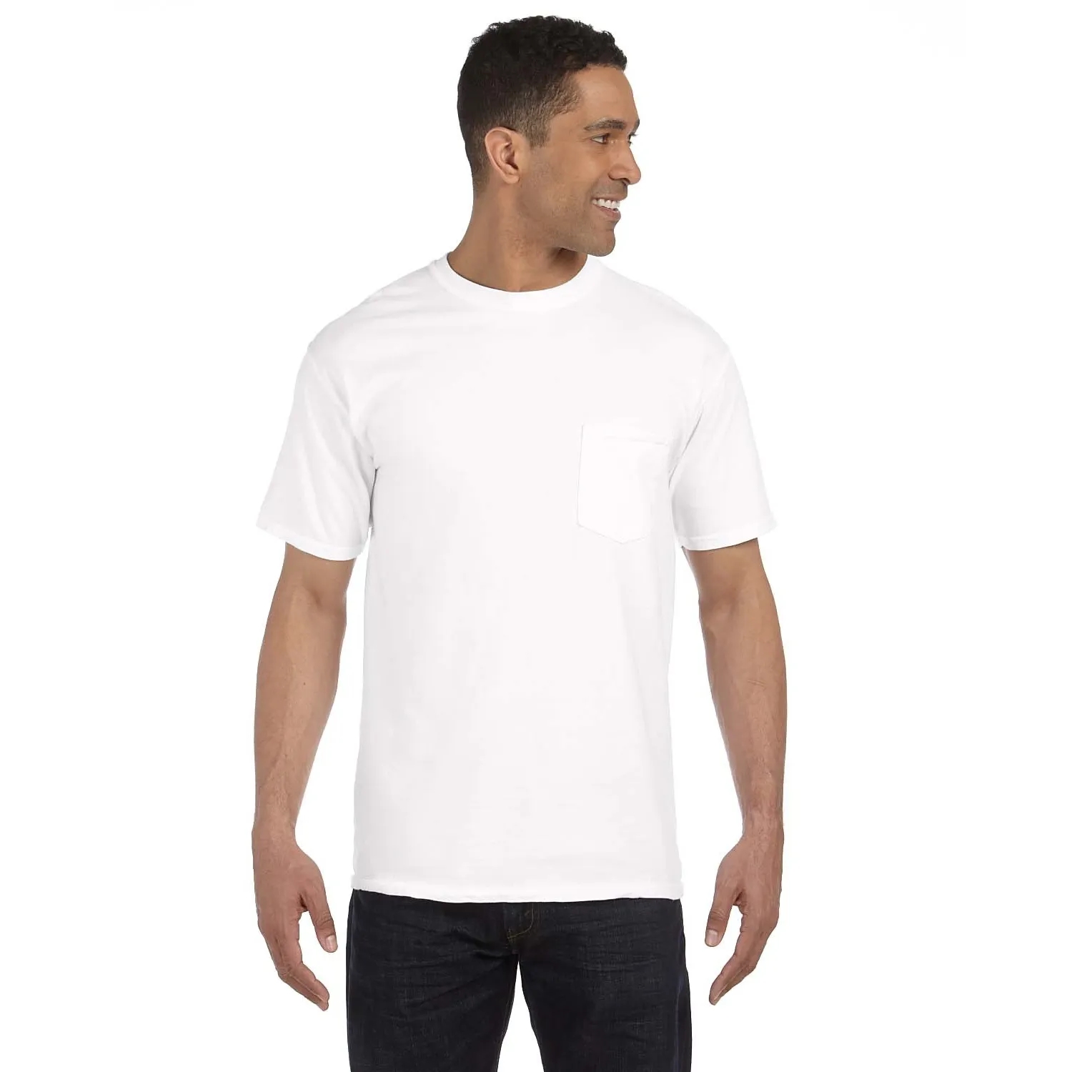 COMFORT COLORS ADULT HEAVYWEIGHT 6.1 OZ. POCKET T-SHIRT 67