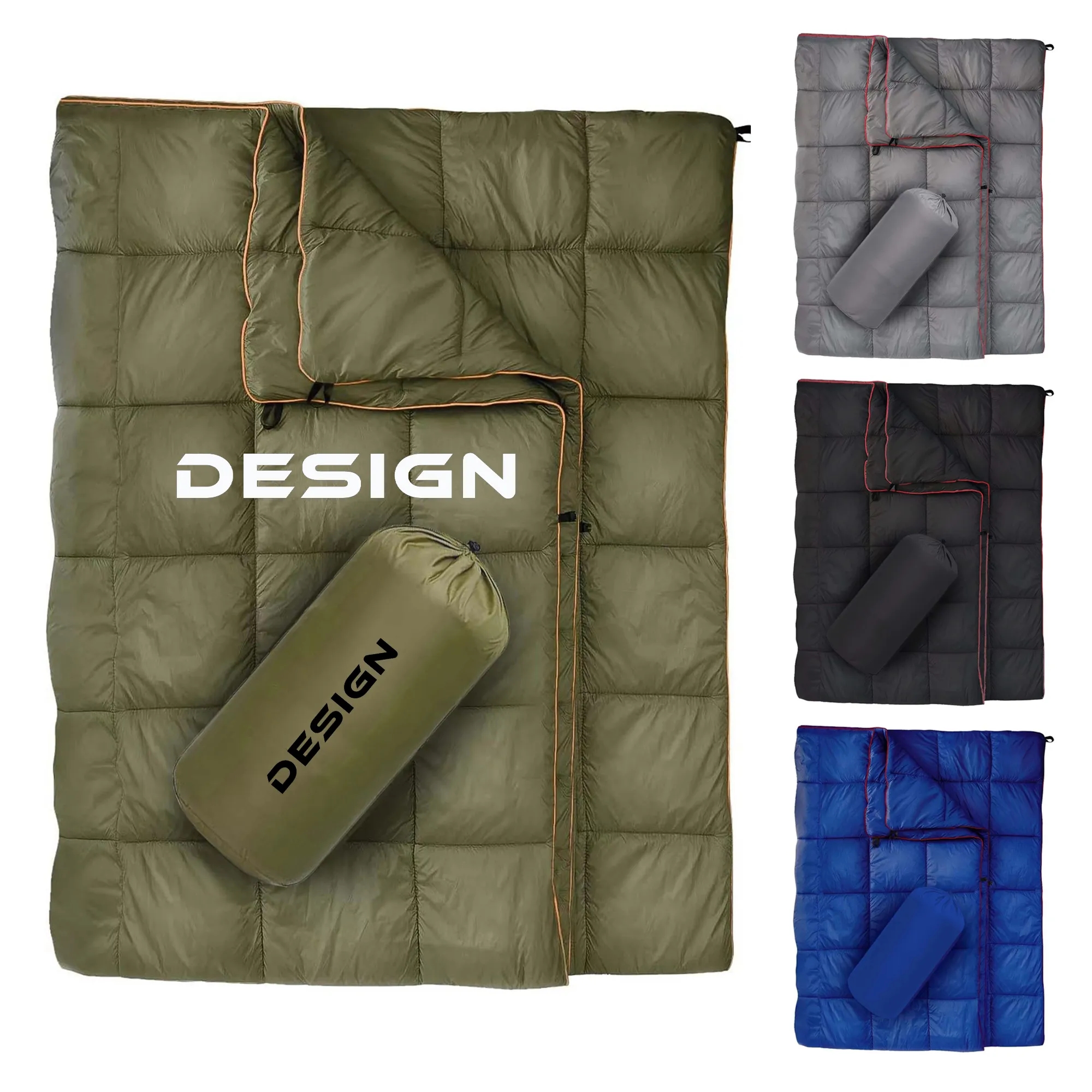 Packable Camping Quilt Down Blanket 2