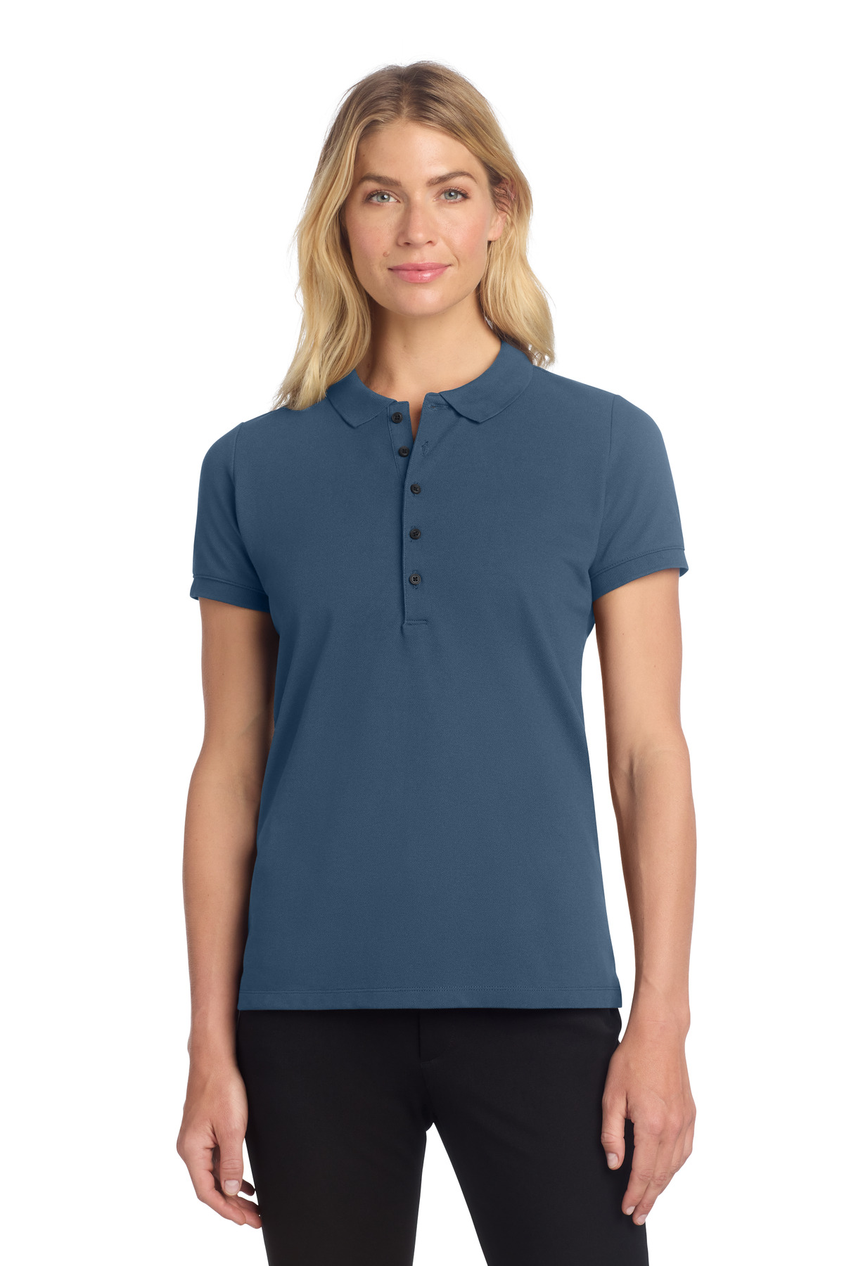 Mercer+Mettle Women's Stretch Heavyweight Pique Polo MM1001 92