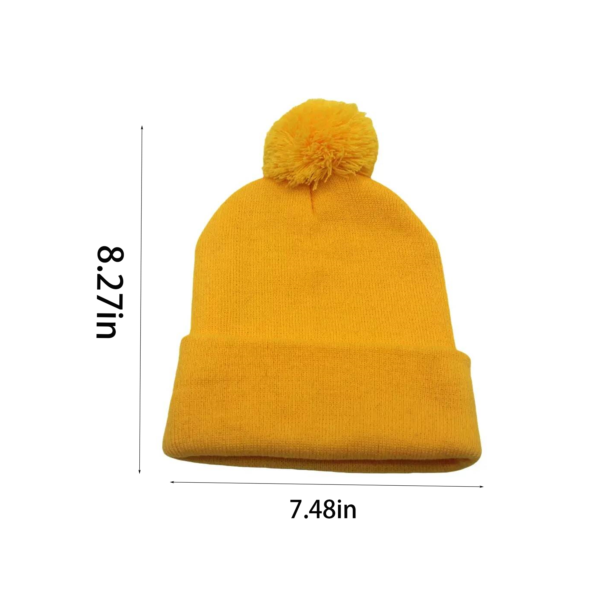 Beanie Hat with Pom 2
