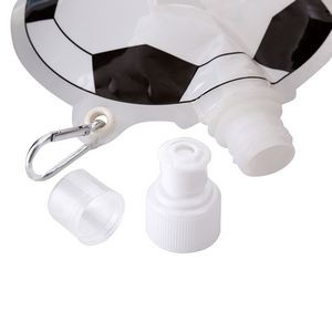 750ml Foldable Water Bag With Carabiner 24