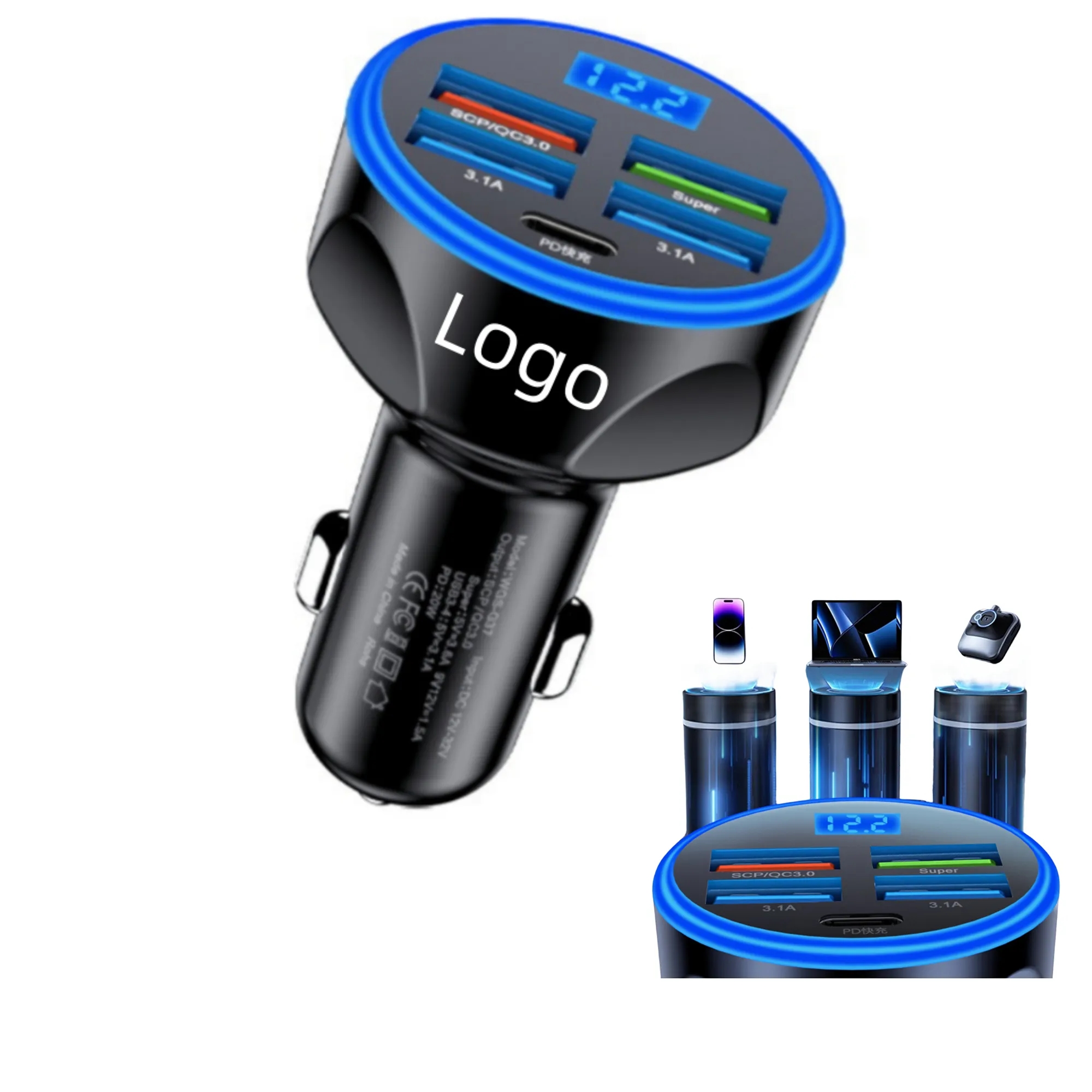 Super Fast USB-C 20W PD Car Charger 2