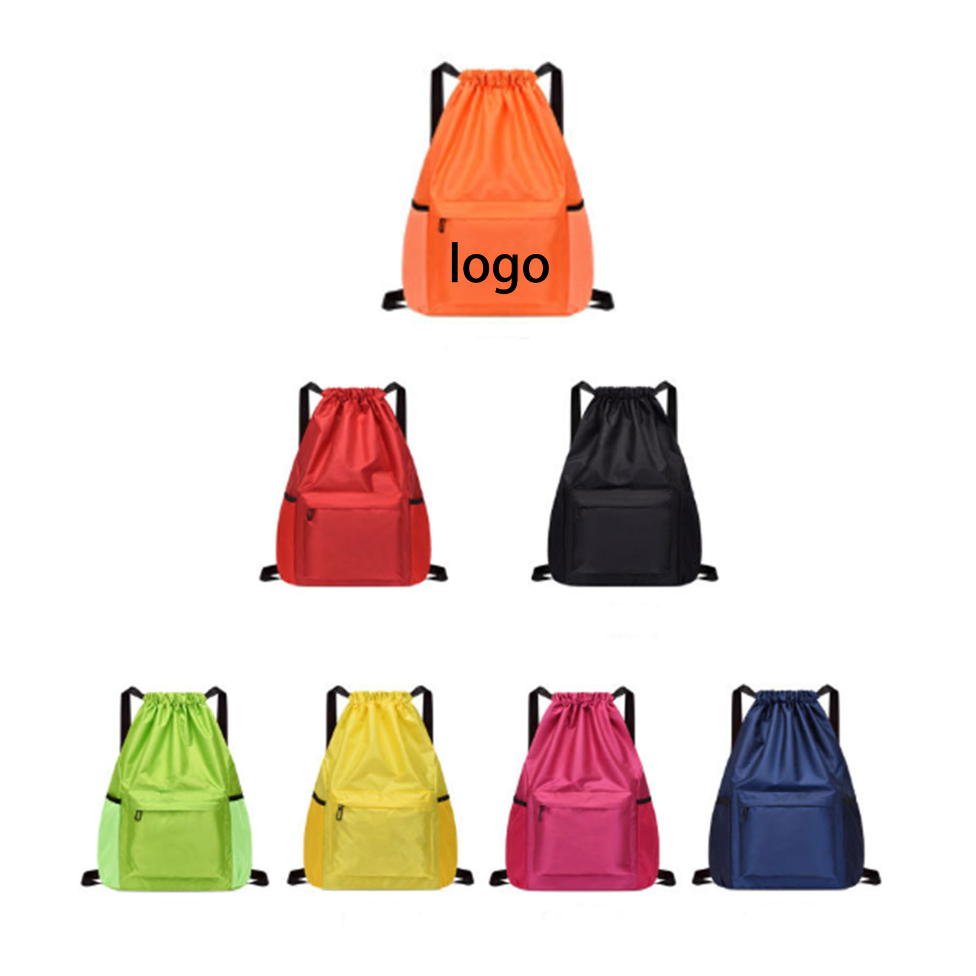 Waterproof Oxford Sports Drawstring Backpack 2