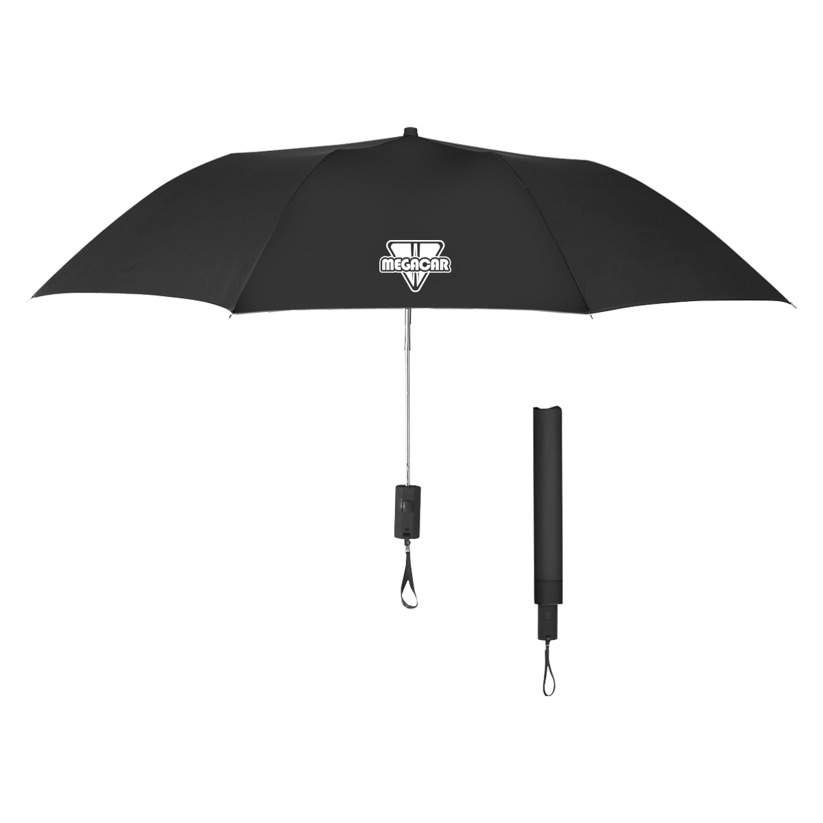 44" Arc Automatic Open Telescopic Folding Umbrella 8