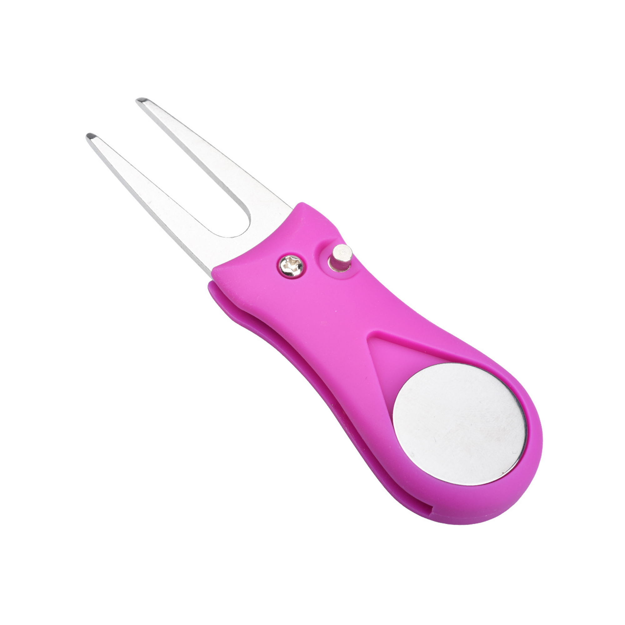 Foldable Metal Golf Divot Repair Tool 4.4 x 1.3 x 0.6" 9