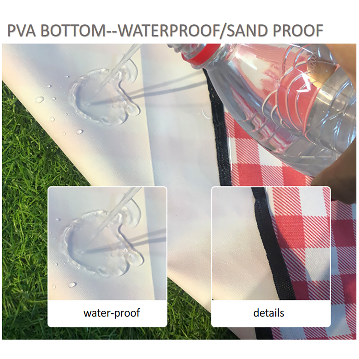 Portable Multi-size Picnic/ Beach Mat Waterproof 2