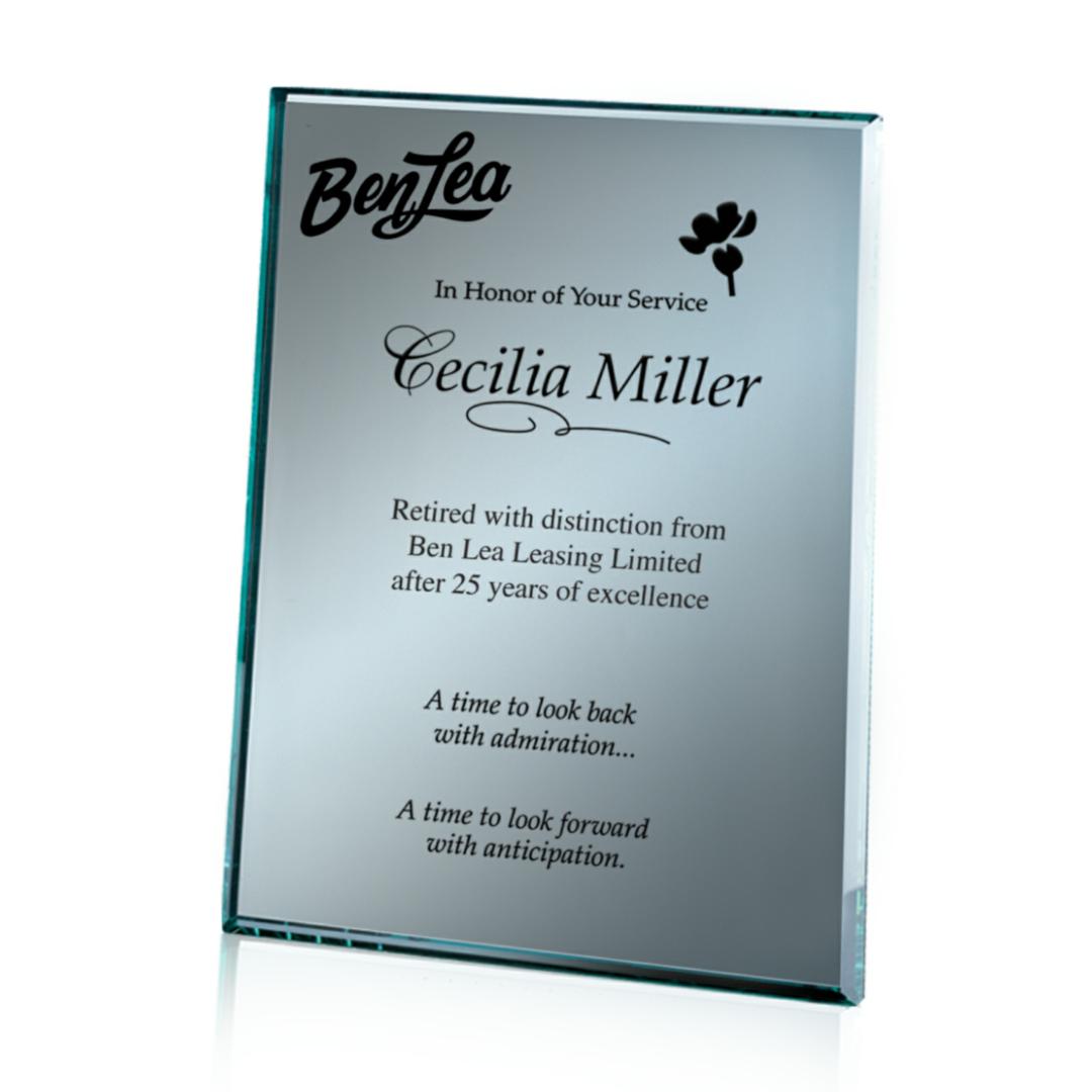 Mirror Plaque - Silver 2