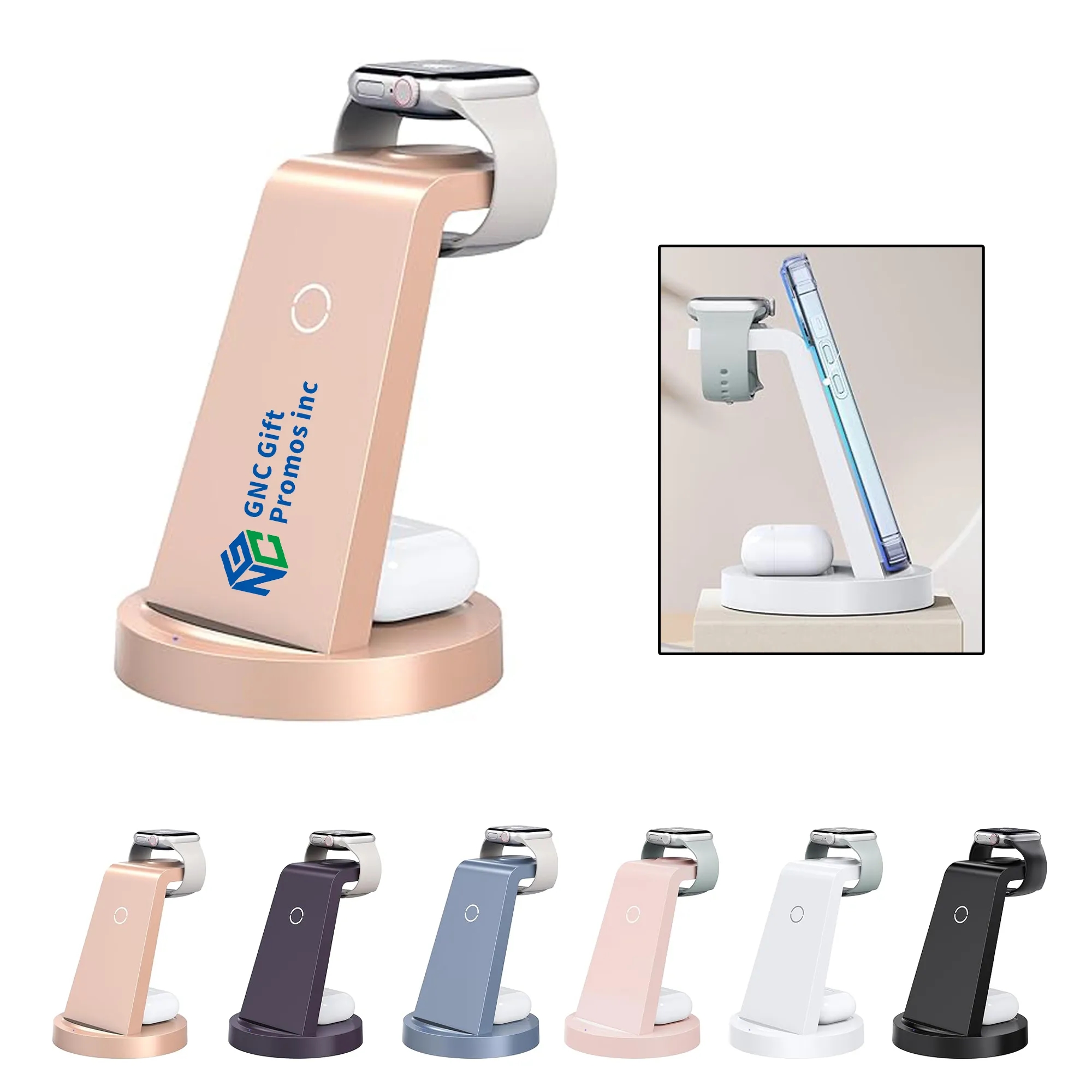 Desktop 3 in 1 Charging Station 11