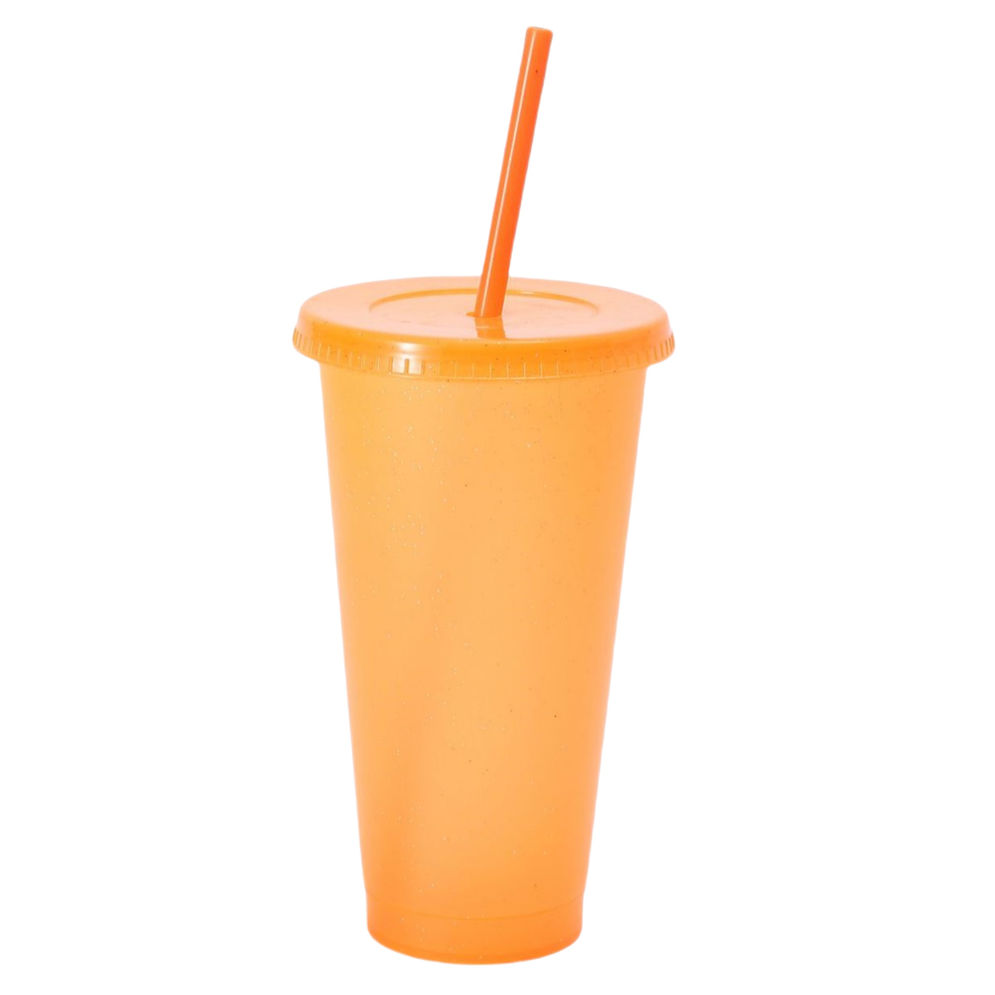 Double Wall Cute Glitter Straw Cup 3