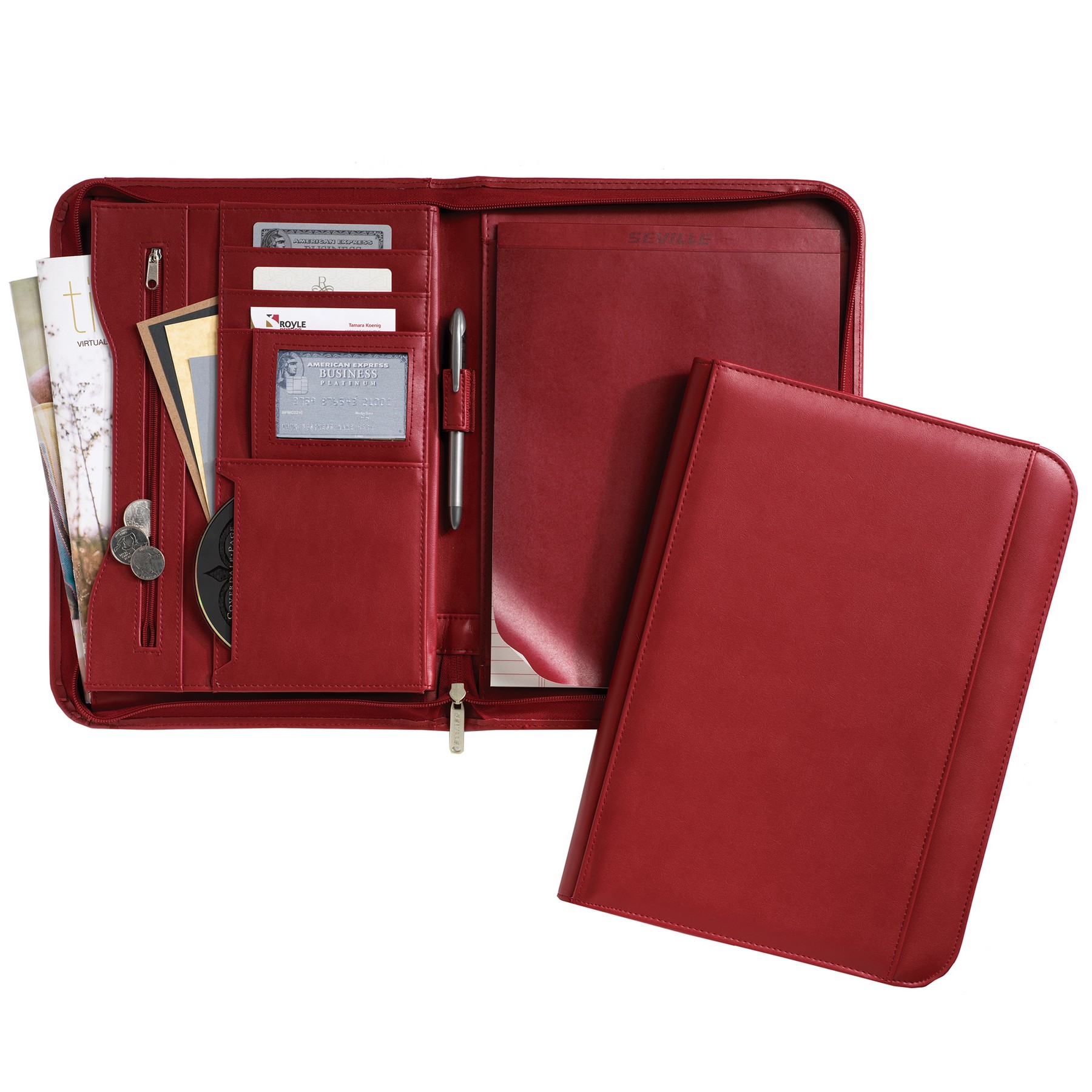 Deluxe Padfolio WithLeather Folio Matte Finish For Office 14