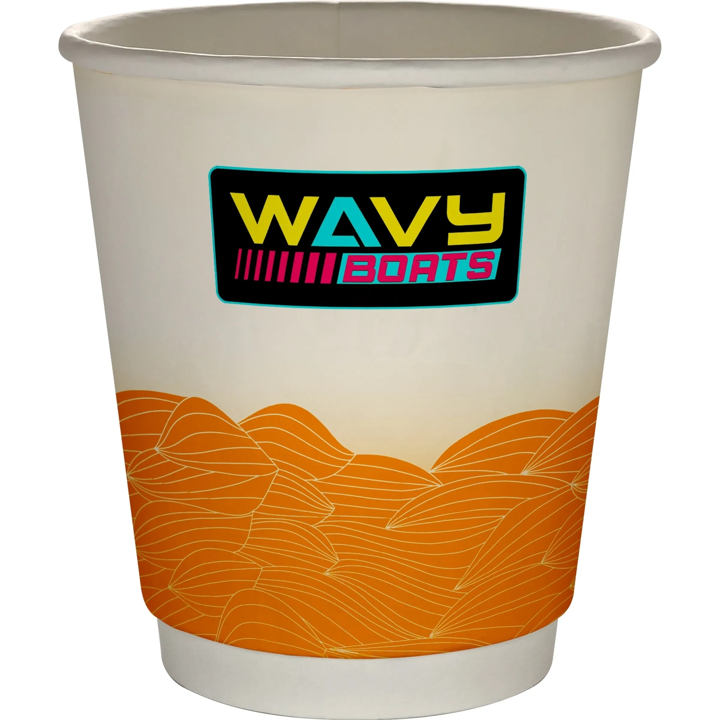 10 oz Full Color Turbulent Waves Insulated Paper Cup 10