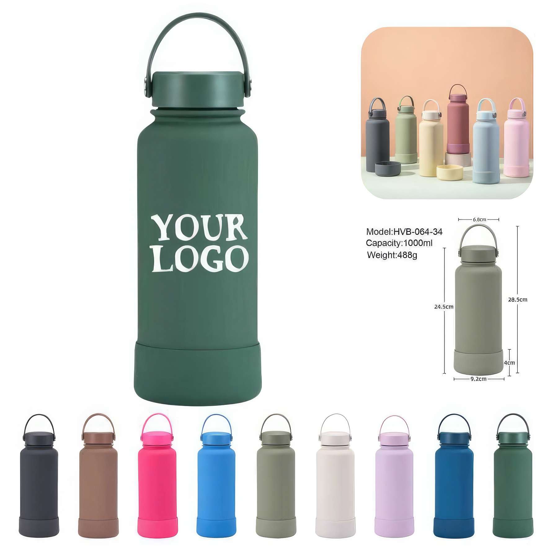 34 oz Stainless Steel Venti Cups Water Bottles 2