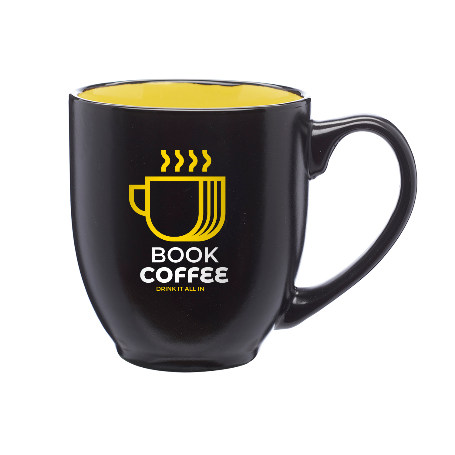 16 oz. Hidden Hue Ceramic Bistro Mug (2 Color Imprint) 13