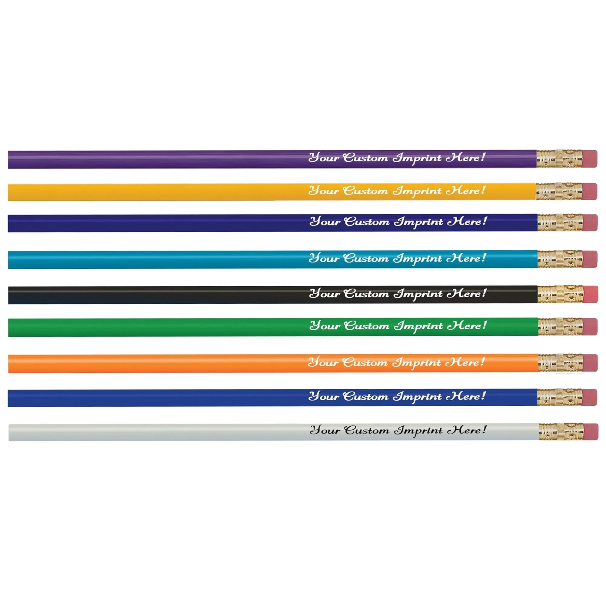 Promotional Personalized HB Pencils With Eraser MOQ 100PCS 2