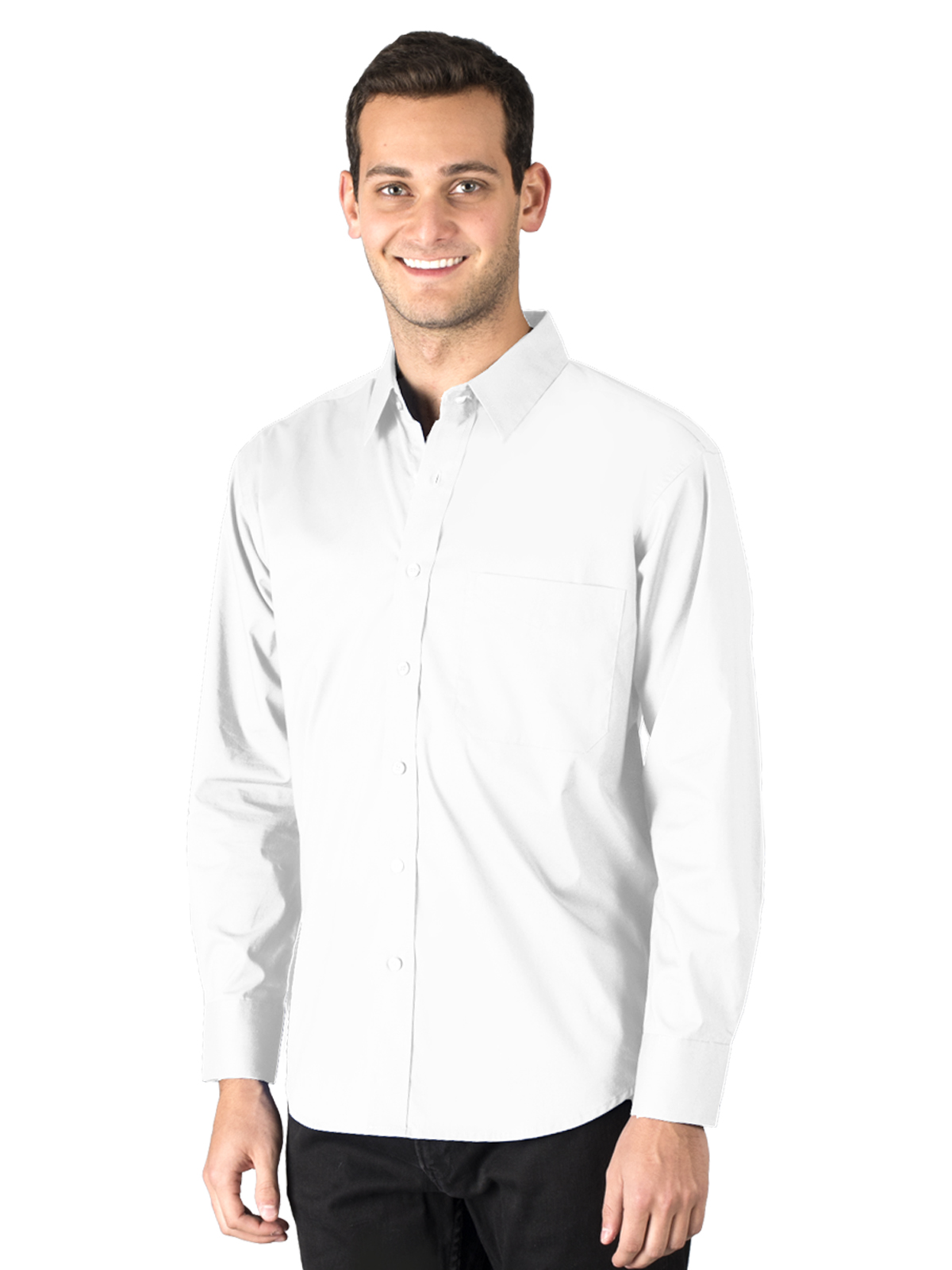 Blue Generation - Men's 1-Pocket Superblend Untucked Shirt 3