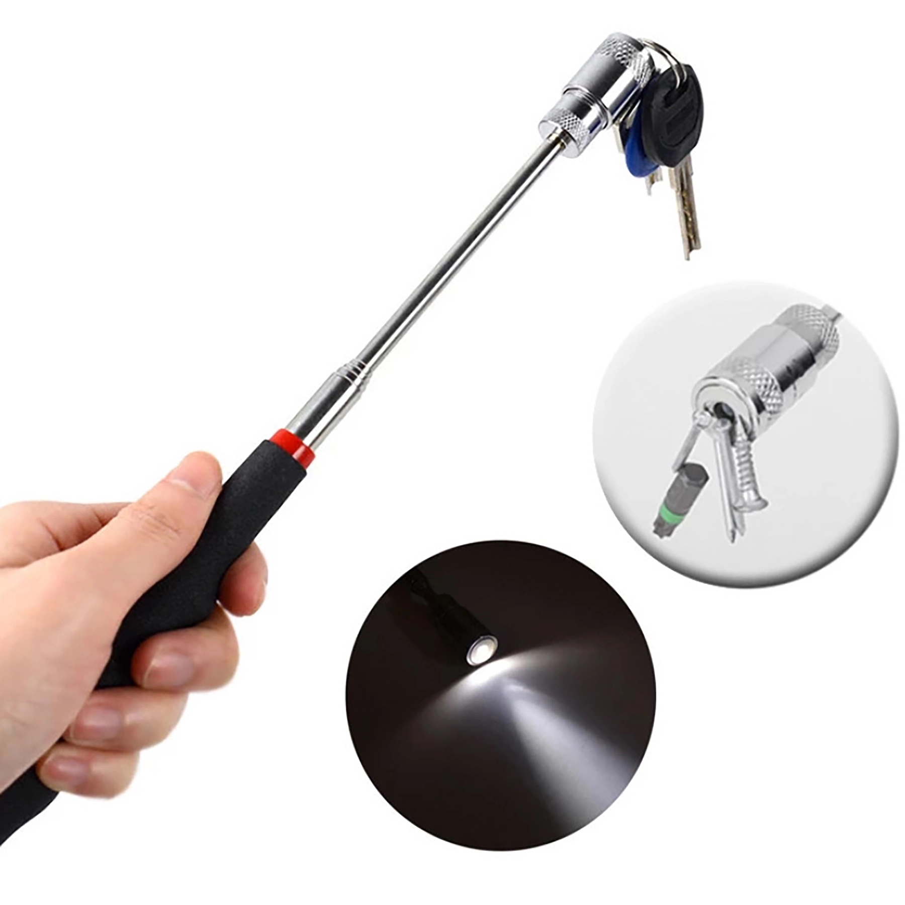 Magnetic Pick-Up Tool with Light 2