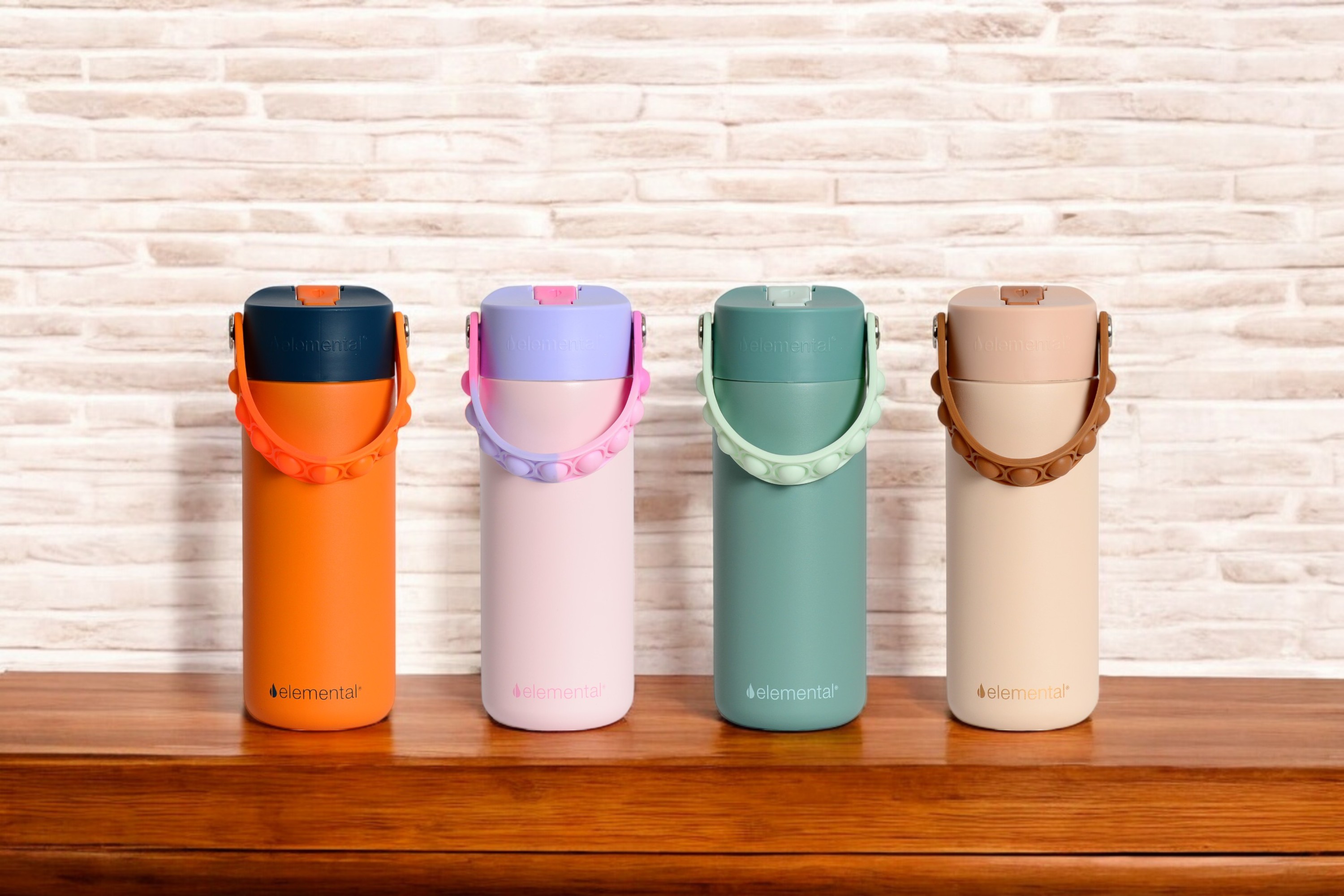 Elemental® Core Series 18oz Pop Fidget Stainless Steel Water Bottle - Vacuum Insulated - BPA-Free 6
