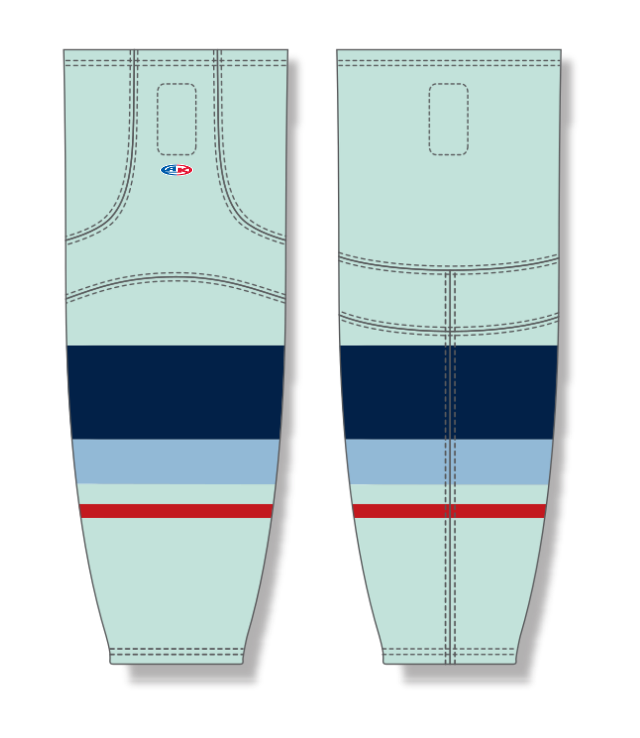 Cut & Sew Pro Hockey Socks HS2100-G105 7