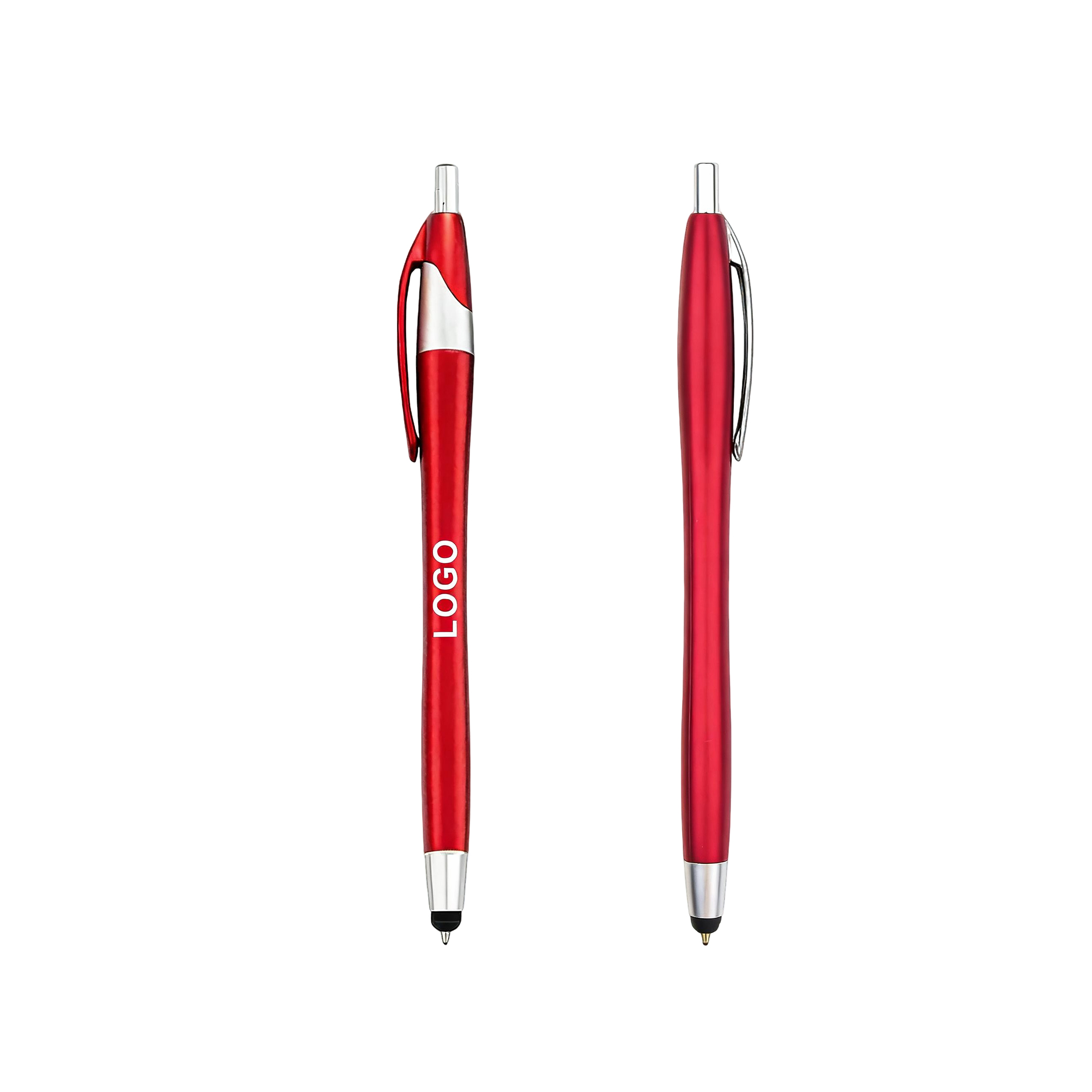 Two In One Plastic Stylus Ballpoint Pen 5.91" 9