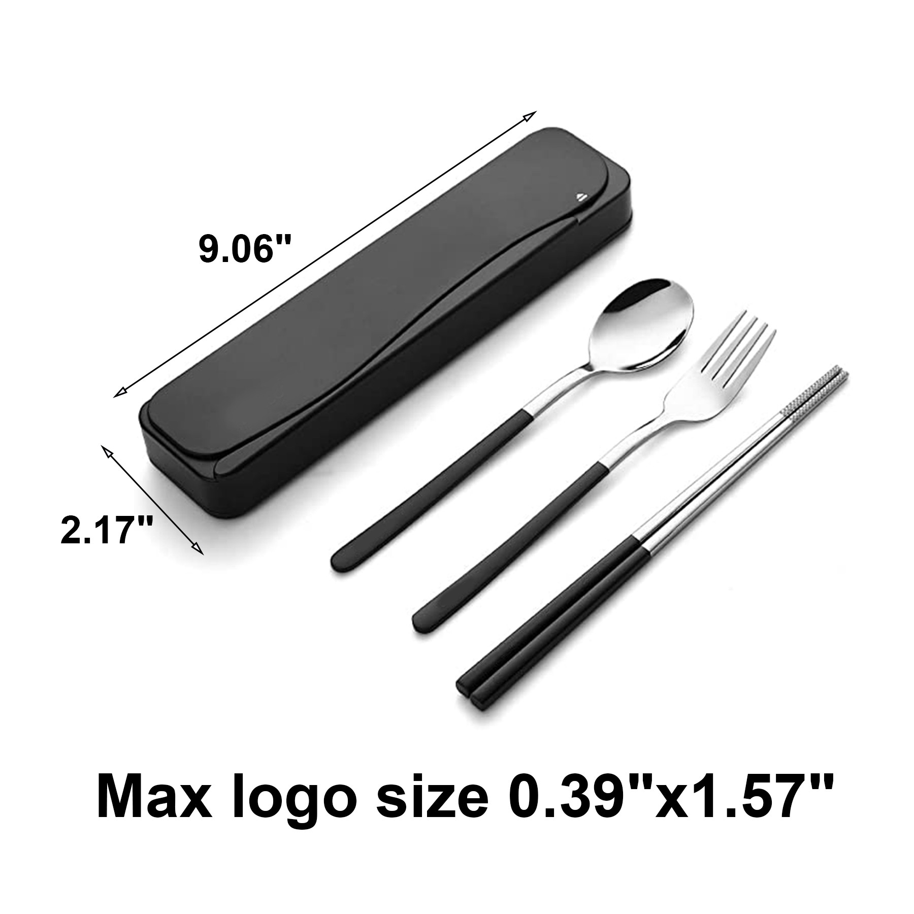 3 Piece Portable Lunch Cutlery Set 2