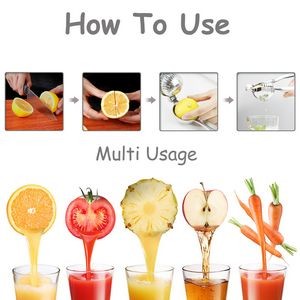 Flat Thick Stainless Steel Juice Squeezer 1