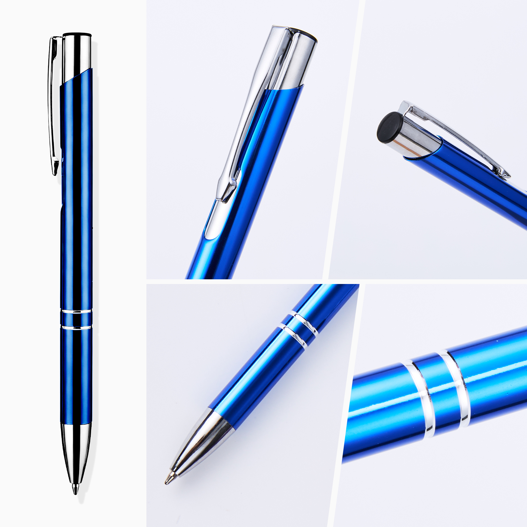 Sleek Metal Finish Aluminum Ballpoint Pens 8