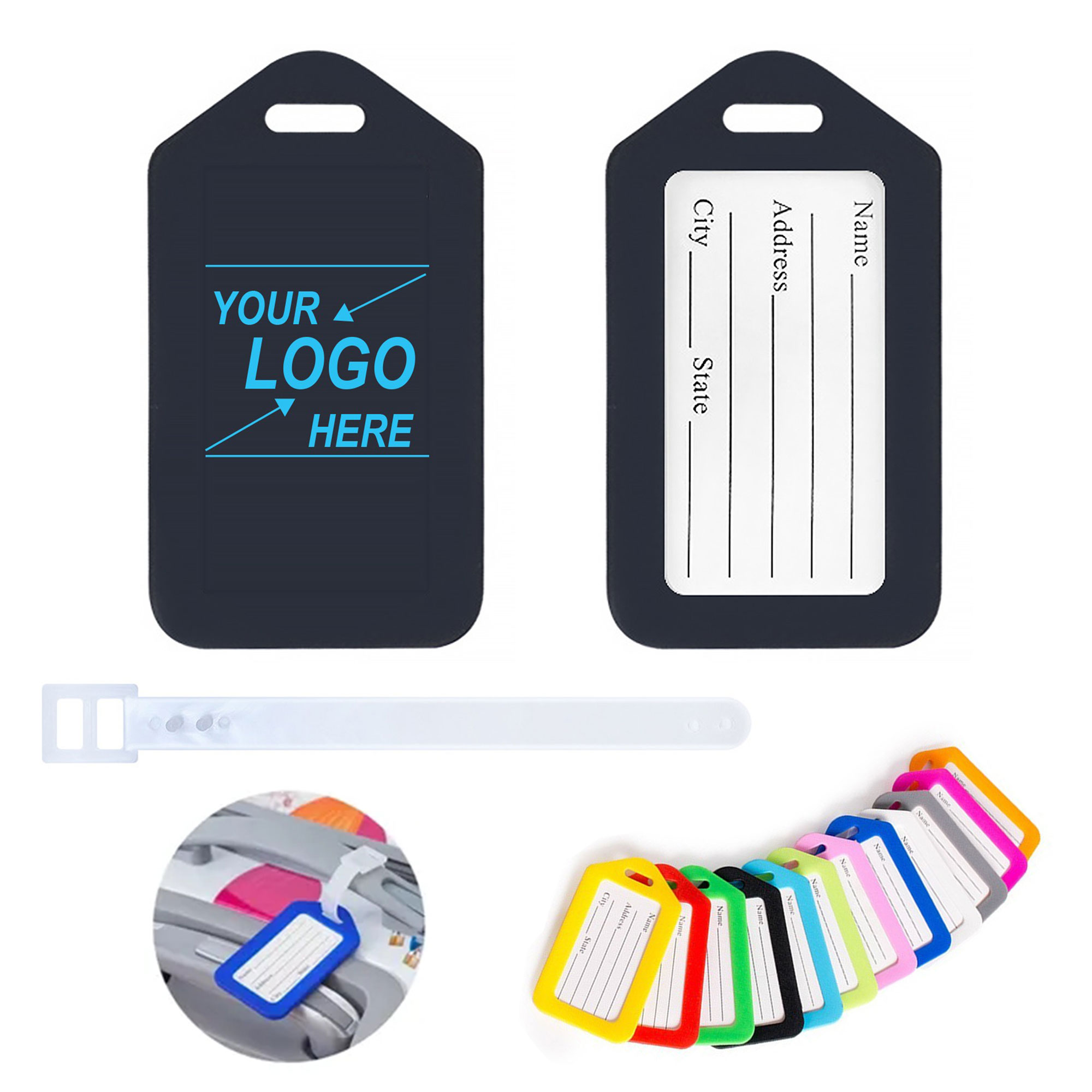 Plastic Luggage Identification Tag For Travel 6