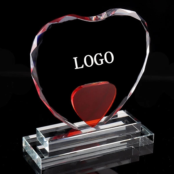 Crystal Red Love Trophy 2