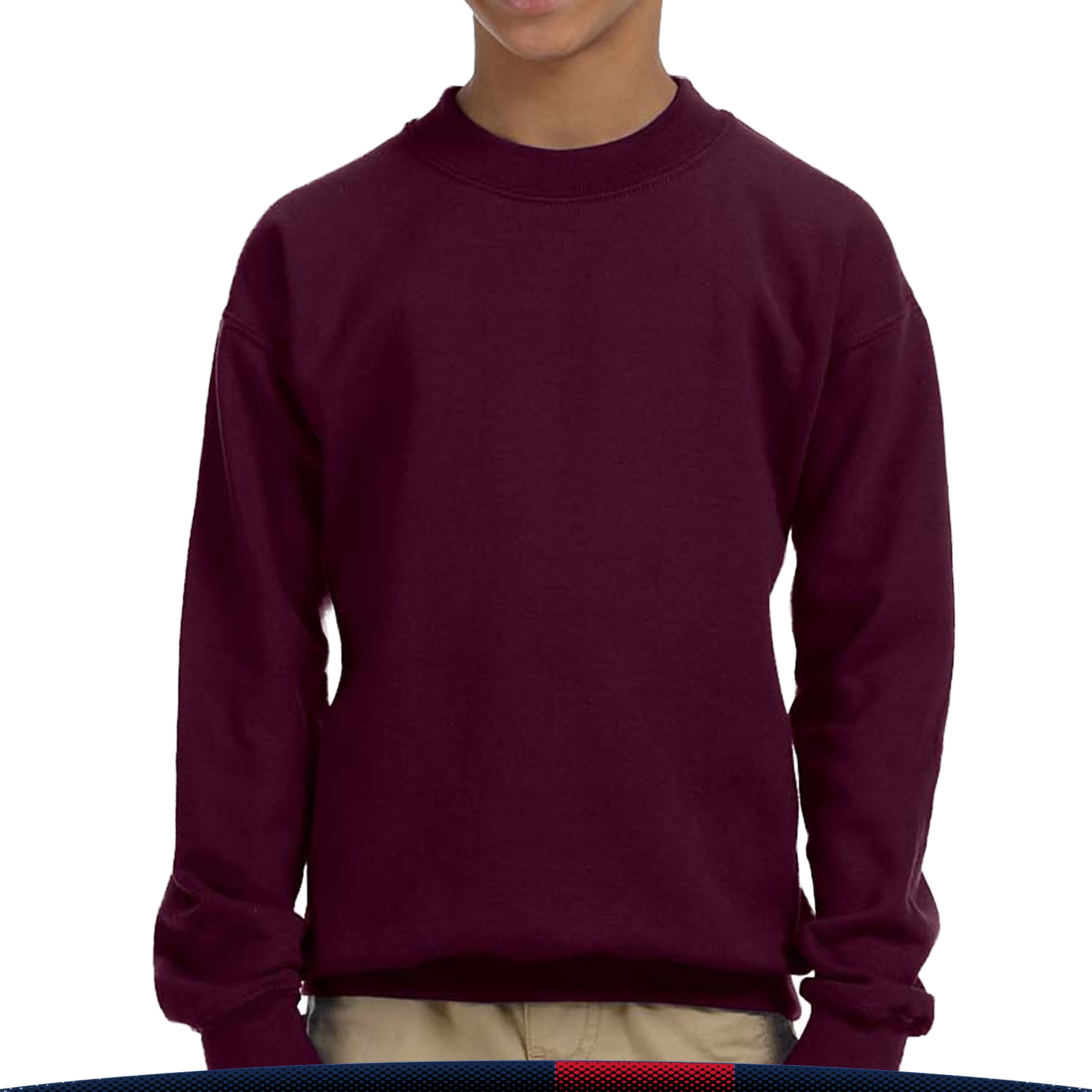 Gildan® Youth Cotton Crewneck Sweatshirts 12
