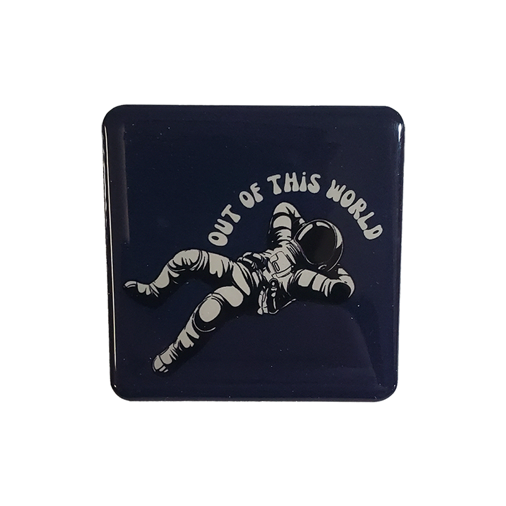 Lapel Pin / Pins with custom shape imprint from 3.1 - 4 Sq. In. 4