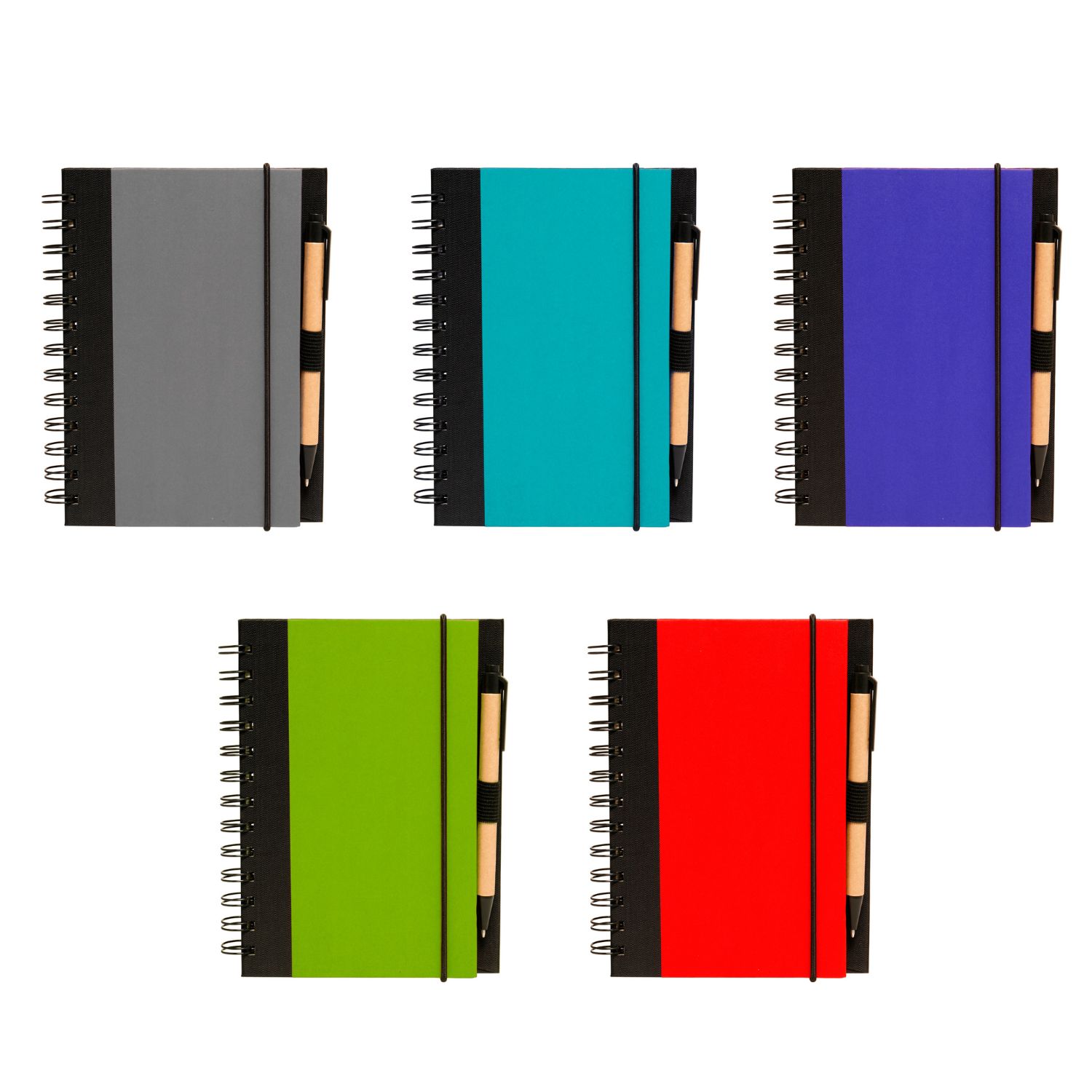 Eco Spiral Notebook with Pen 8