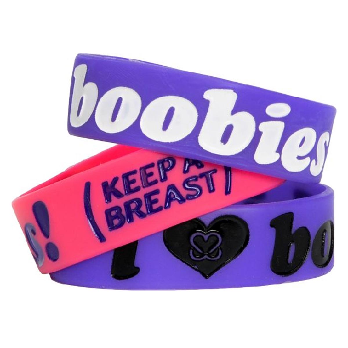 Deboss-Fill Silicone Wristbands 2