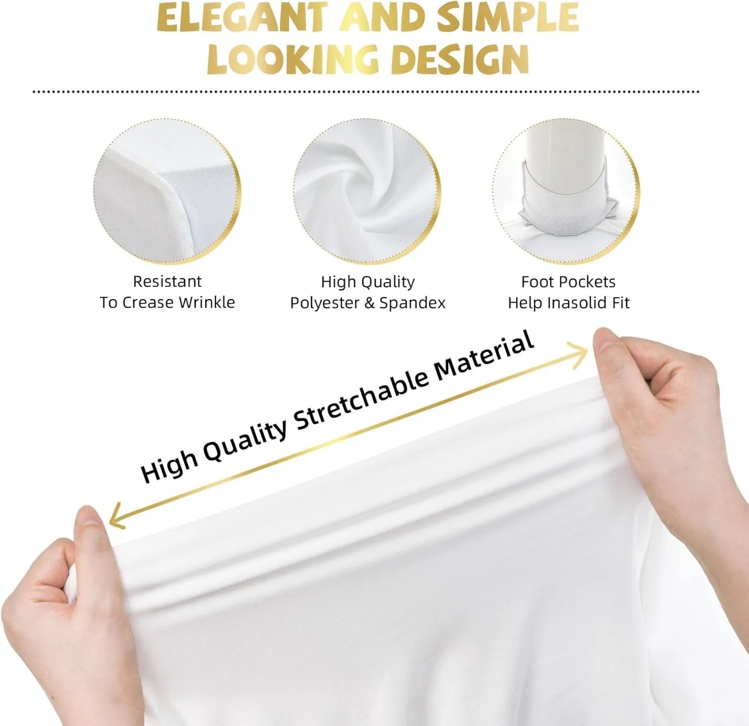 Stretch Fabric Table Cover 8