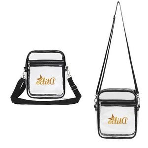 Transparent PVC Stadium Approved Crossbody Shoulder Bag 4