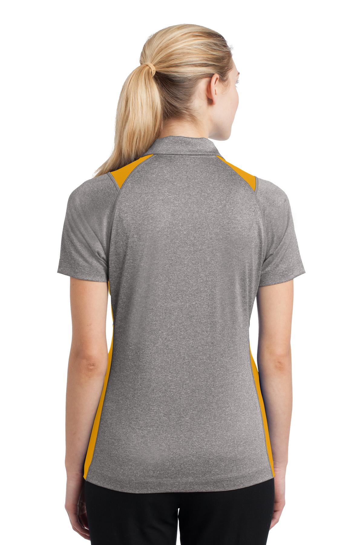 Sport-Tek® Women's Heather Colorblock Contender Polo 5