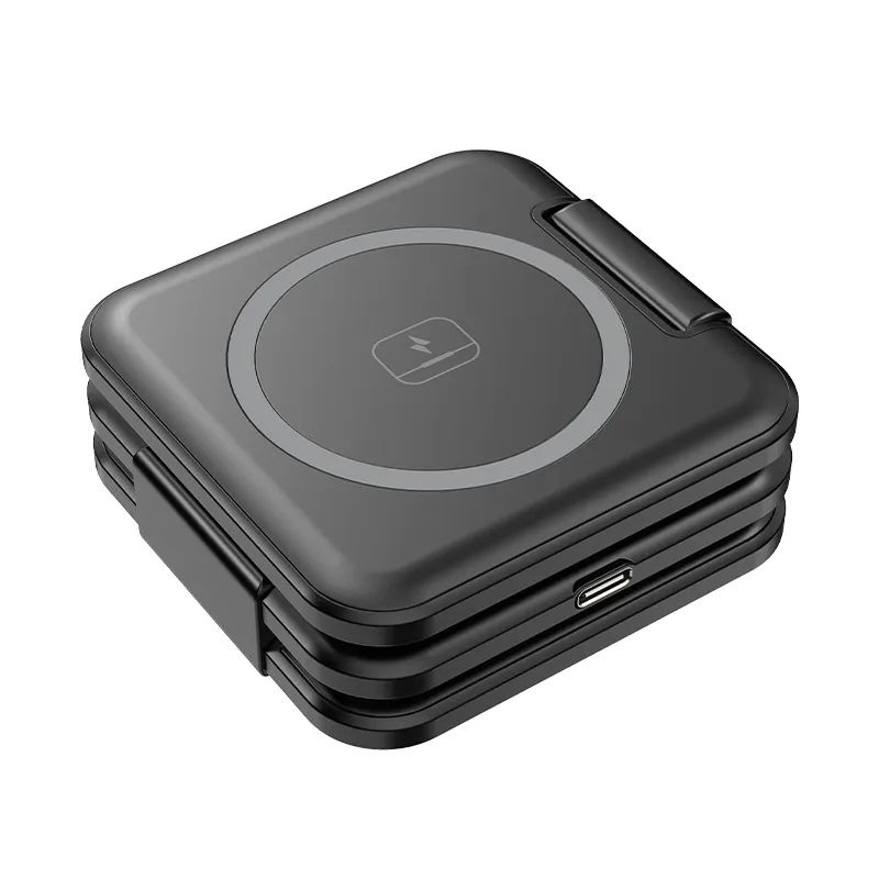 Magnetic 3-in-1 wireless fast charging 3