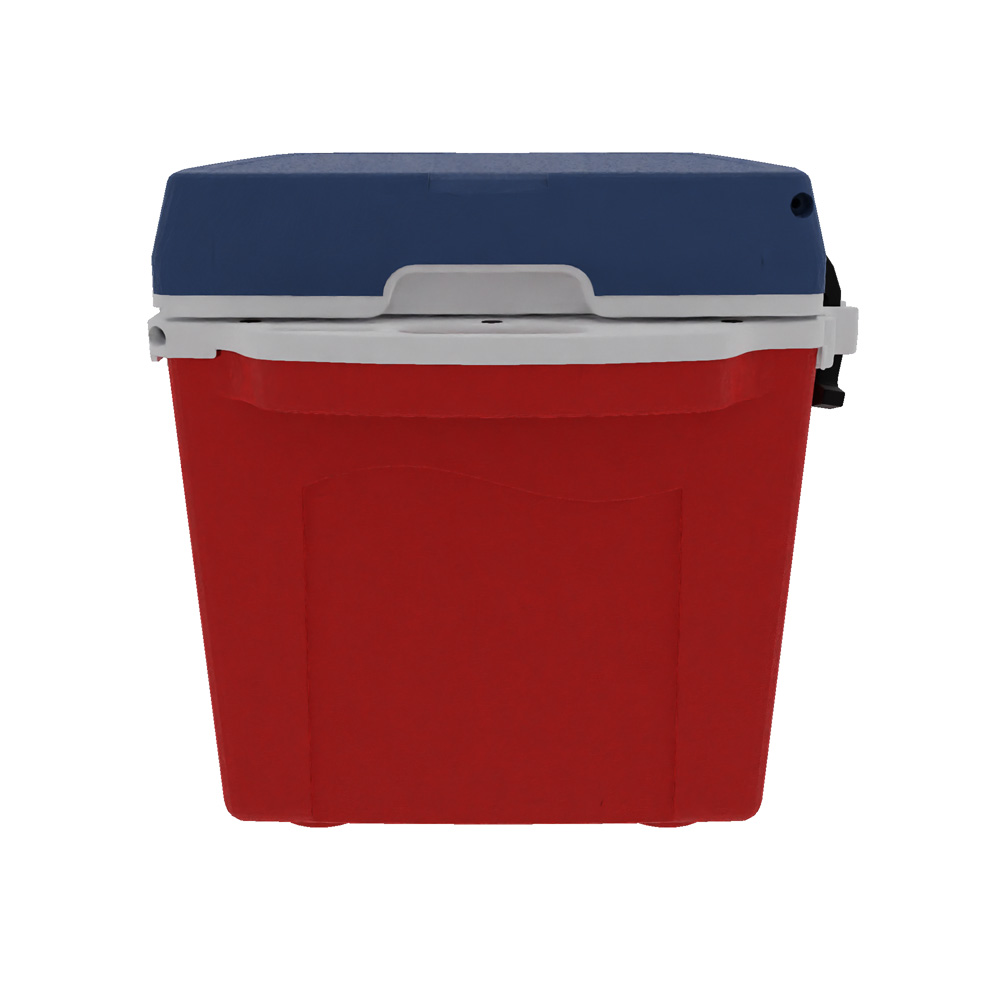 Taiga 27 Quart Cooler: Custom molded Logo, Custom PMS Color 19