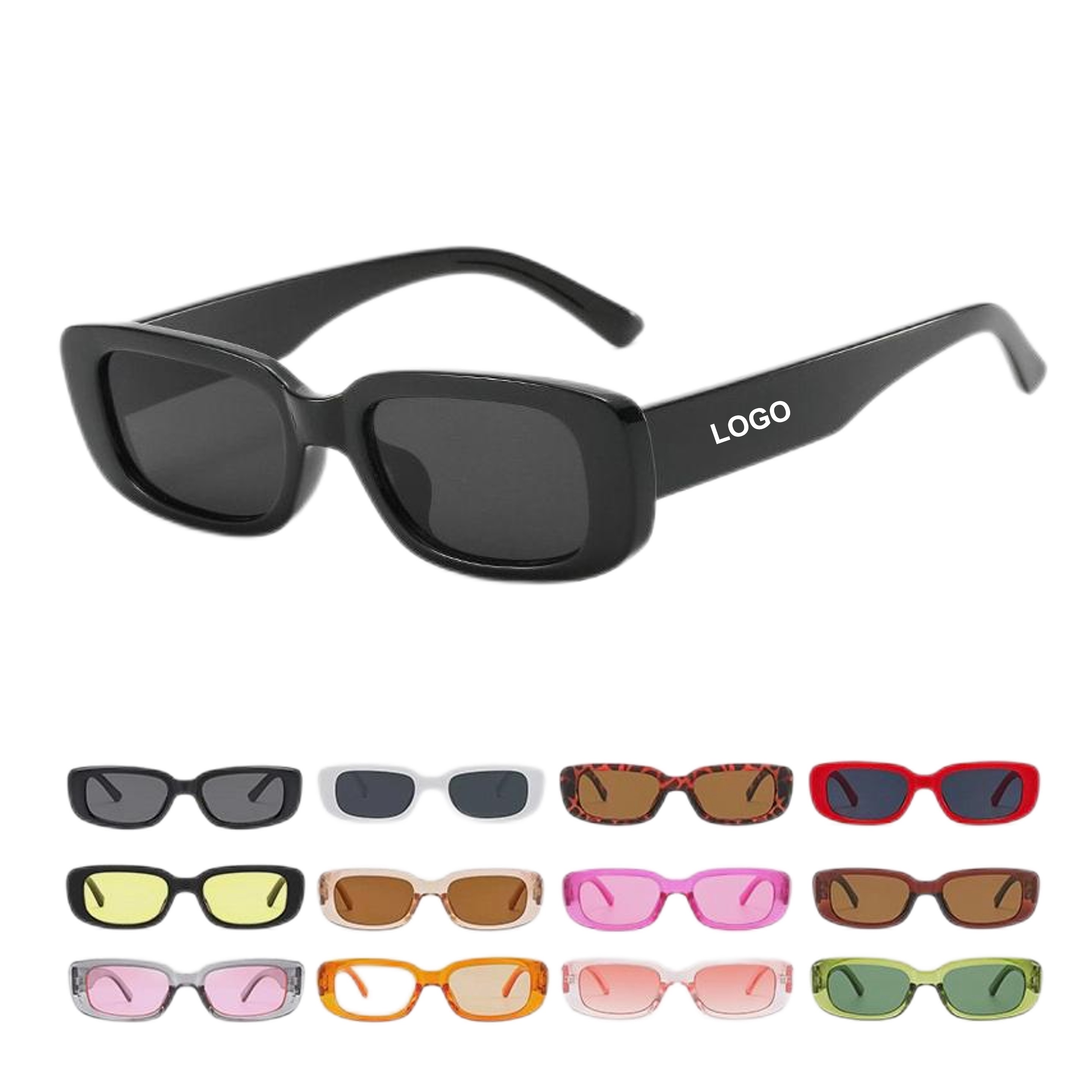Vintage Rectangle Sunglasses 13