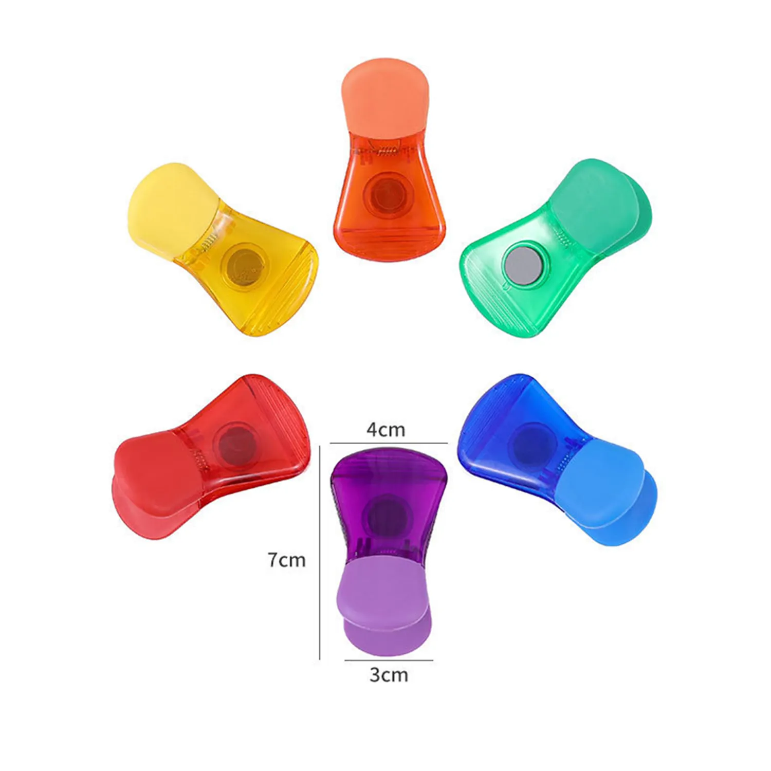Translucent Magnetic Clip W/ Opaque Tips 2