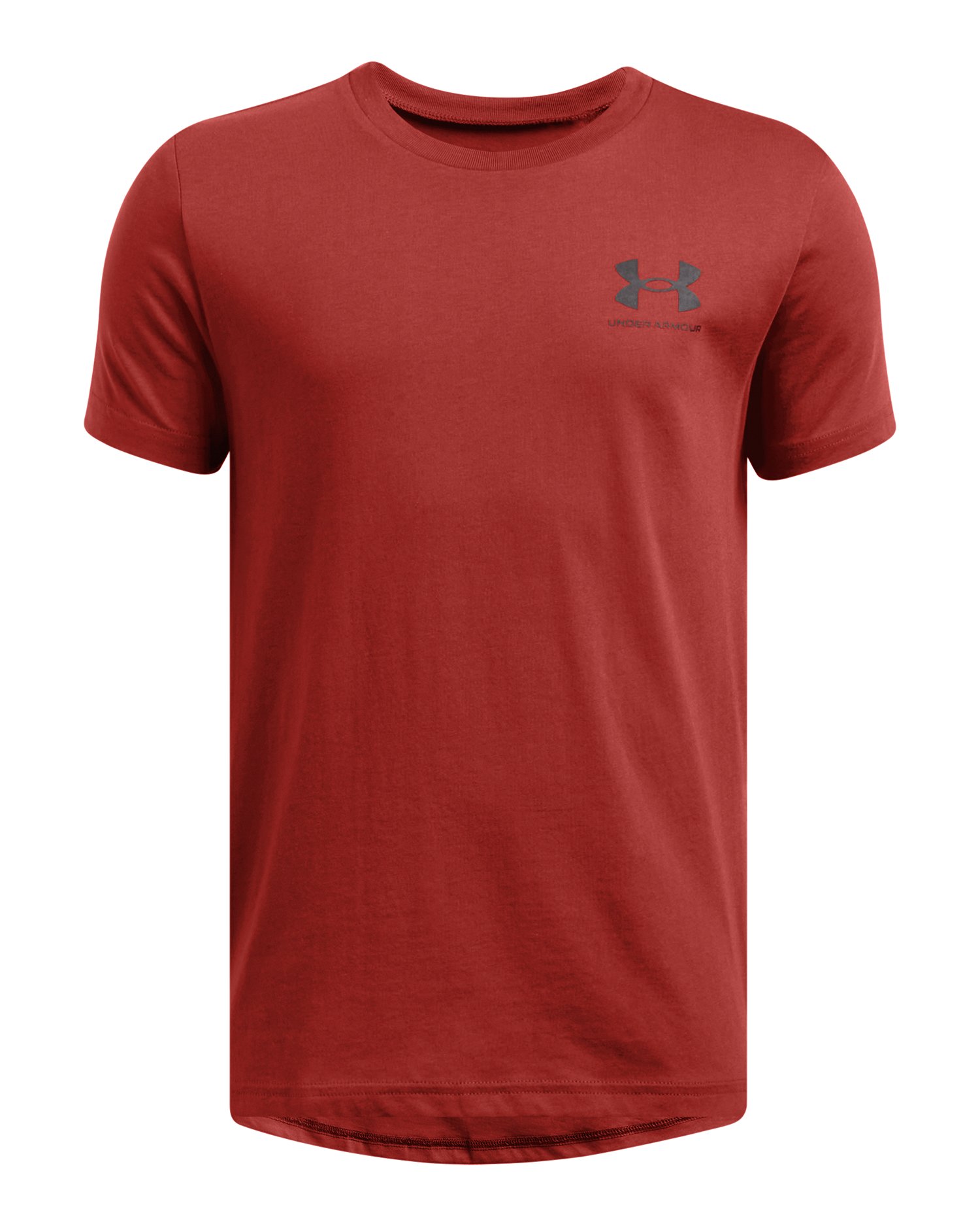 UA Left Chest Logo Boys' Short Sleeve 4