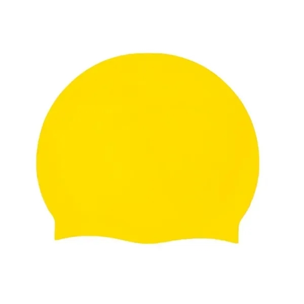 Stretchy Waterproof Silicone Swim Cap - High Elasticity 1